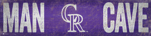 Colorado Rockies Man Cave Sign - 6