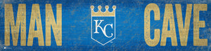 Kansas City Royals Man Cave Sign - 6"x24"