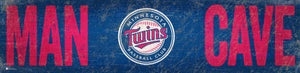 Minnesota Twins Man Cave Sign - 6"x24"