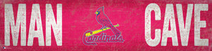 St. Louis Cardinals Man Cave Sign - 6"x24"