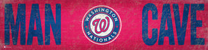 Washington Nationals Man Cave Sign - 6"x24"