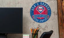 Philadelphia Phillies Dad's Garage Wood Sign