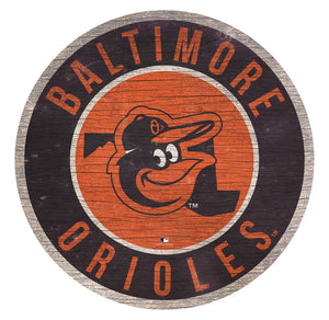 Baltimore Orioles Circle State Sign - 12"