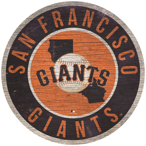 San Francisco Giants Circle State Sign - 12