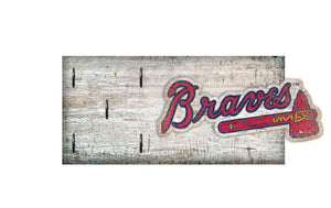 Atlanta Braves Key Holder 6"x12"