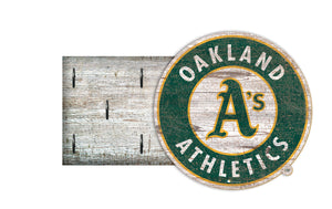 Oakland Athletics Key Holder 6"x12"
