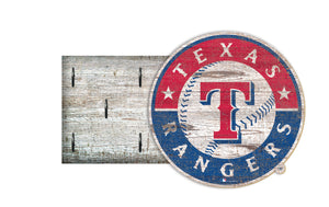 Texas Rangers Key Holder 6"x12"