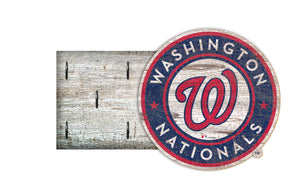 Washington Nationals Key Holder 6"x12"