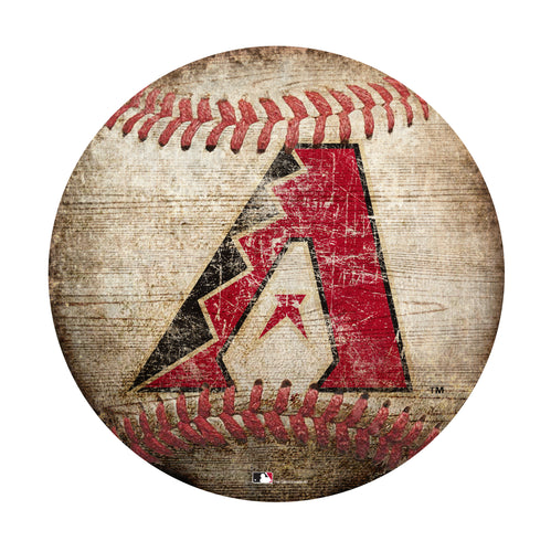 Arizona Diamondbacks Baseball Shaped Sign