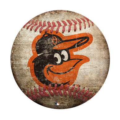Baltimore Orioles Baseball Shaped Sign