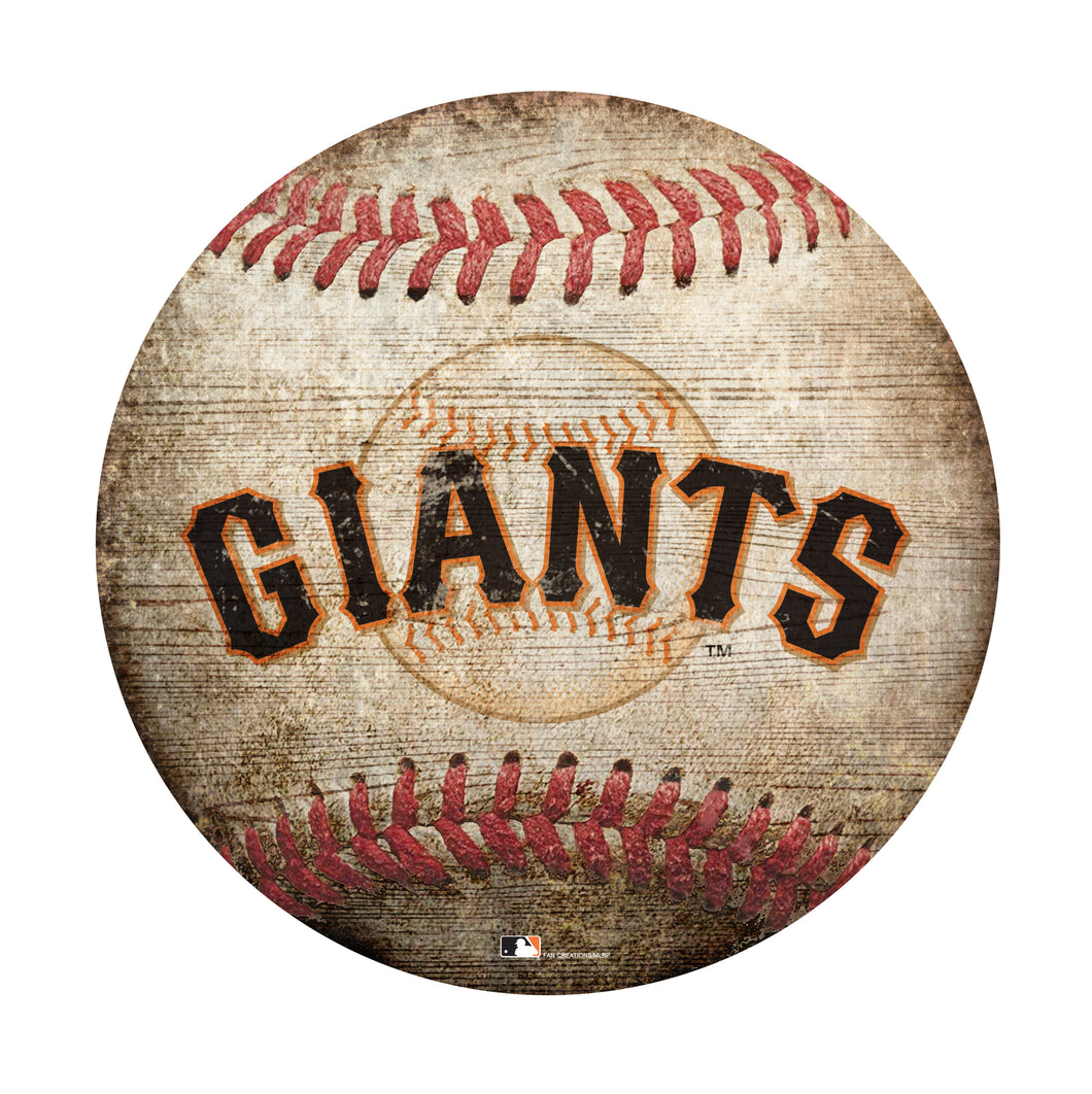 San Francisco Giants Team Color Welcome Sign - 11x19