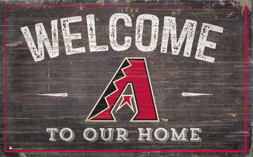 Arizona Diamondbacks Welcome To Our Home Sign - 11