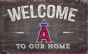 Los Angeles Angels Welcome To Our Home Sign - 11"x19"