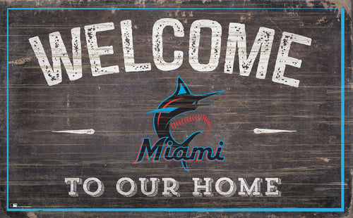 Miami Marlins Welcome To Our Home Sign - 11