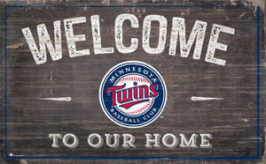 Minnesota Twins Welcome To Our Home Sign - 11"x19"