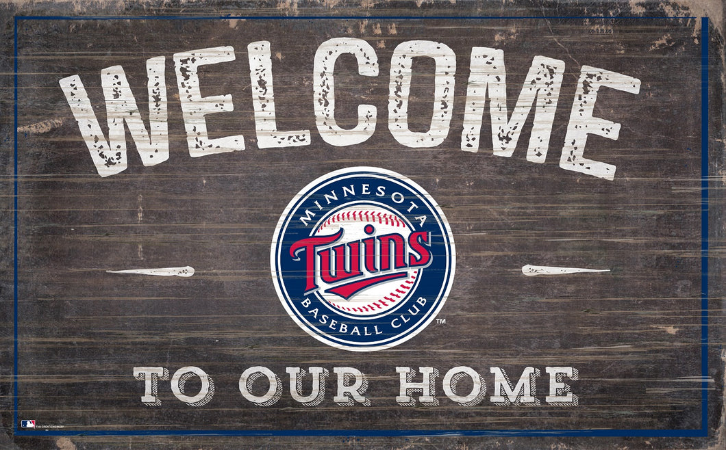 Minnesota Twins Welcome To Our Home Sign - 11