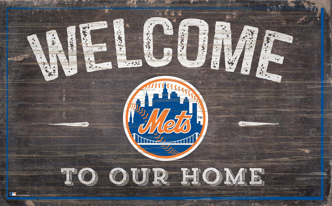 New York Mets Welcome To Our Home Sign - 11