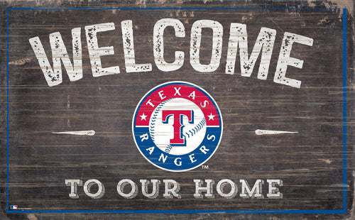 Texas Rangers Welcome To Our Home Sign - 11