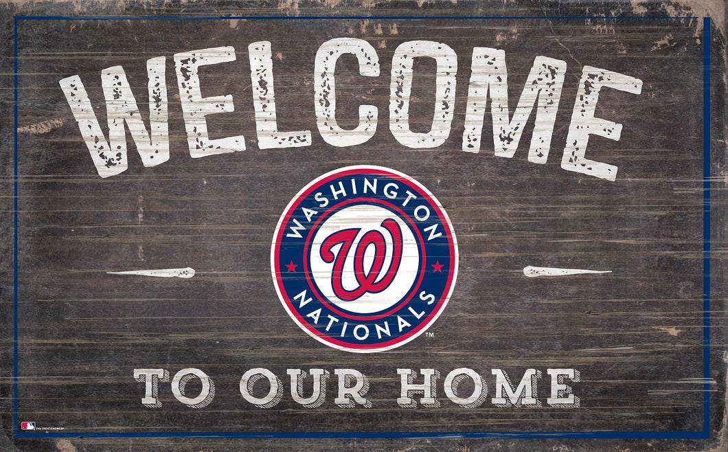 Washington Nationals Welcome To Our Home Sign - 11