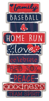 Boston Red Sox Celebrations Stack Wood Sign -24