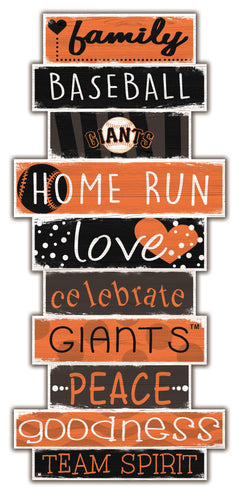 San Francisco Giants Celebrations Stack Wood Sign -24