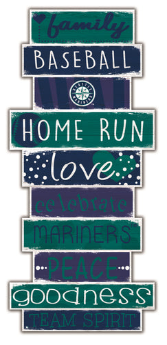 Seattle Mariners Celebrations Stack Wood Sign -24