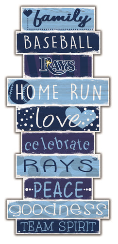 Tampa Bay Rays Celebrations Stack Wood Sign -24