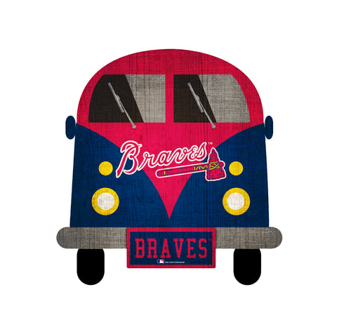 Atlanta Braves Team Bus Sign