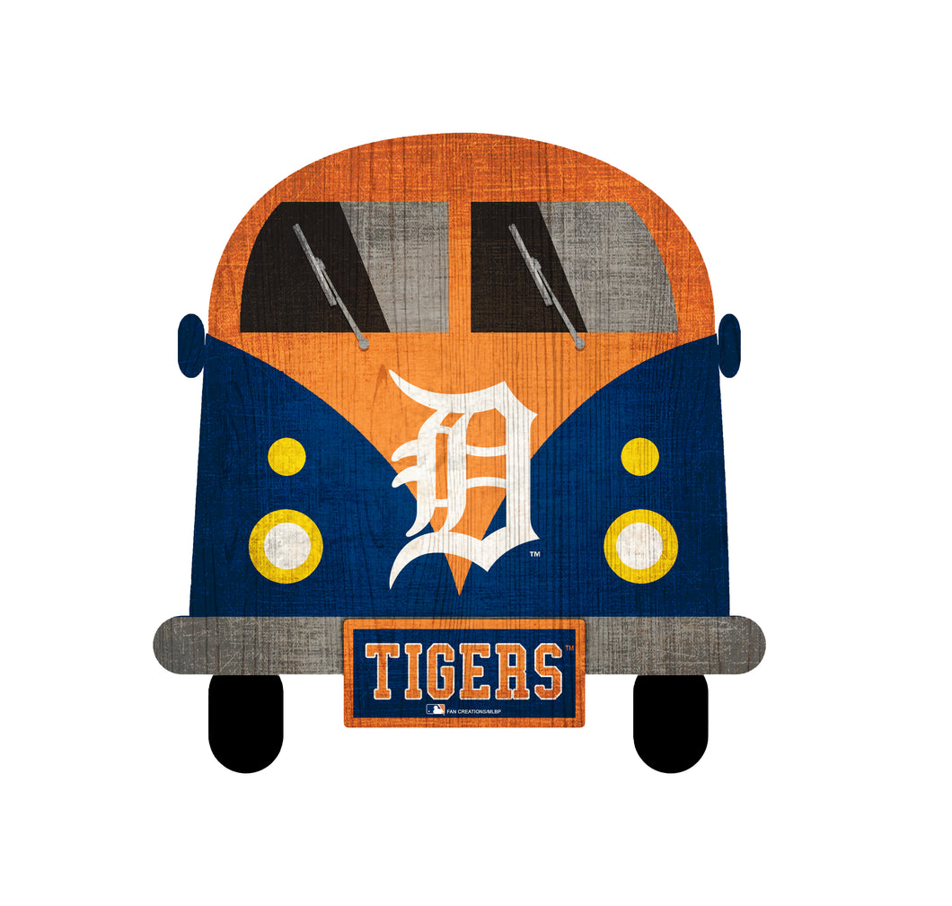 Detroit Tigers Team Bus Sign