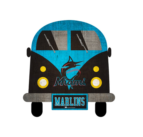 Miami Marlins Team Bus Sign