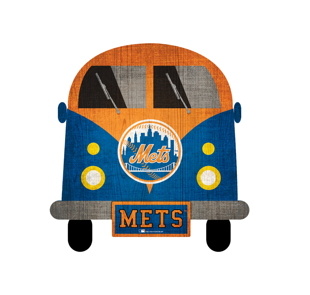 New York Mets Team Bus Sign