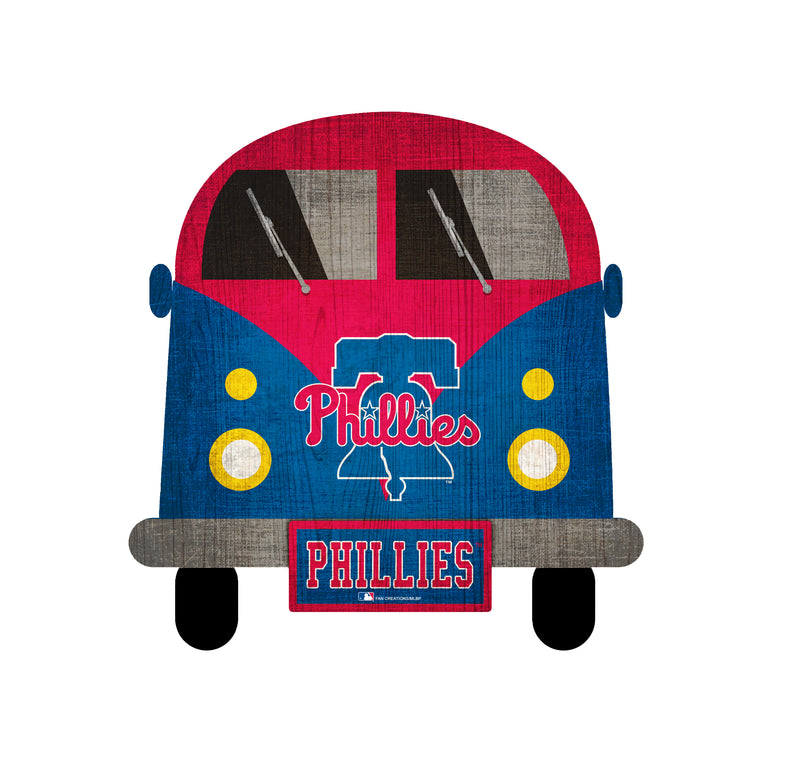 Philadelphia Phillies Team Bus Wood Sign – Sports Fanz