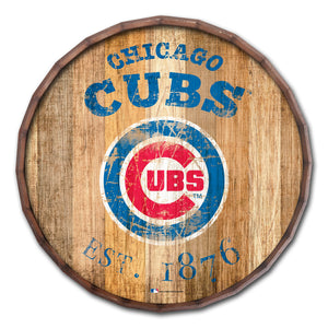 Chicago Cubs Established Date Barrel Top