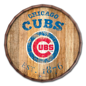 Chicago Cubs Established Date Barrel Top - 16"