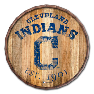 Cleveland Indians Established Date Barrel Top