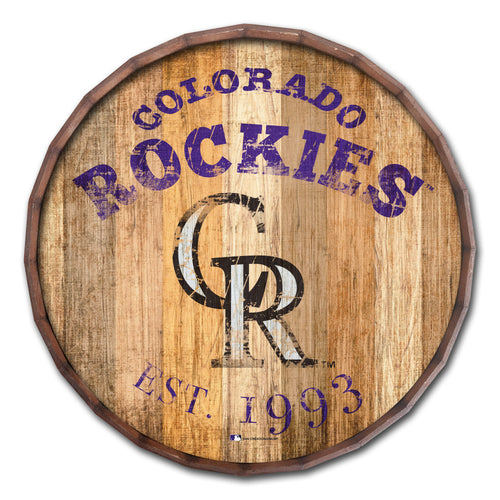 Colorado Rockies Established Date Barrel Top