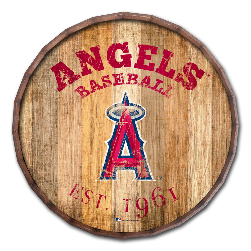 Los Angeles Angels Established Date Barrel Top