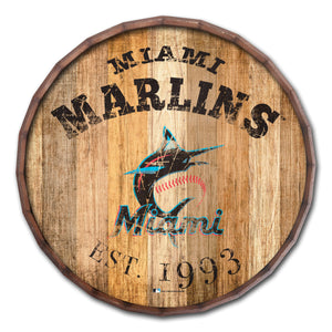 Miami Marlins Established Date Barrel Top - 16"