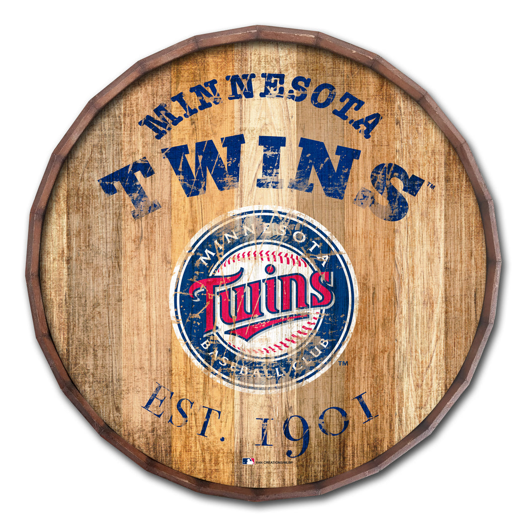 Minnesota Twins Established Date Barrel Top
