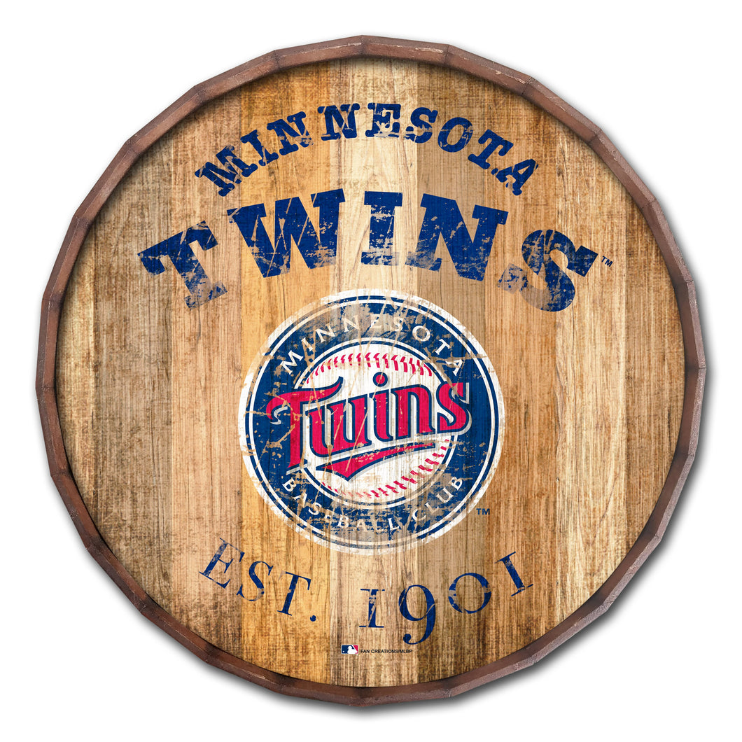 Minnesota Twins Established Date Barrel Top - 16