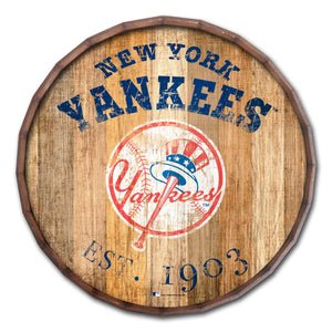 New York Yankees Established Date Barrel Top 