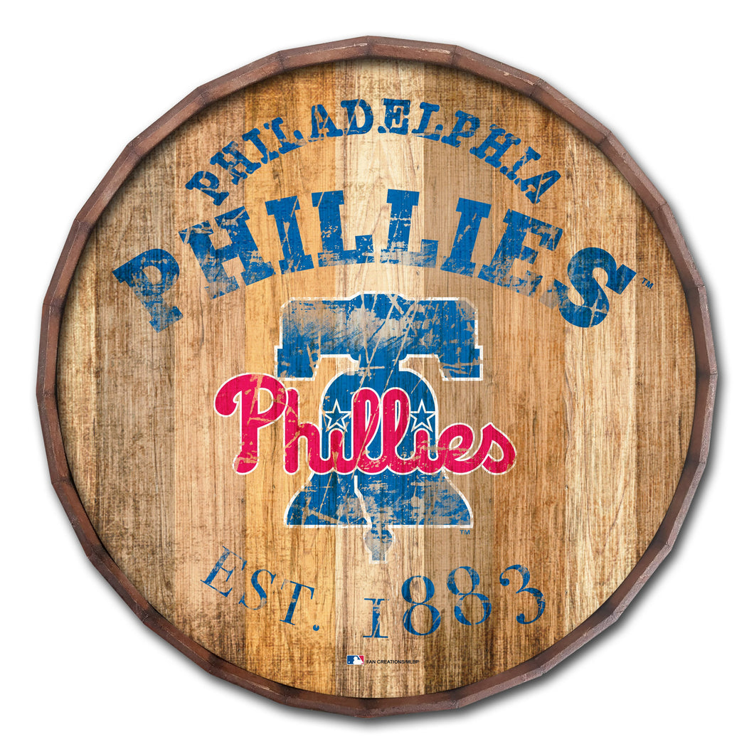 Philadelphia Phillies Established Date Barrel Top - 16