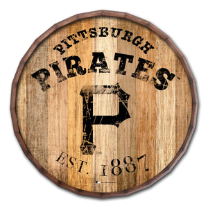 Pittsburgh Pirates Established Date Barrel Top - 16"