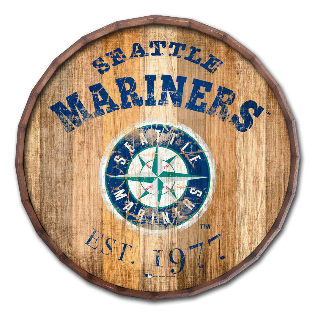 Seattle Mariners Established Date Barrel Top