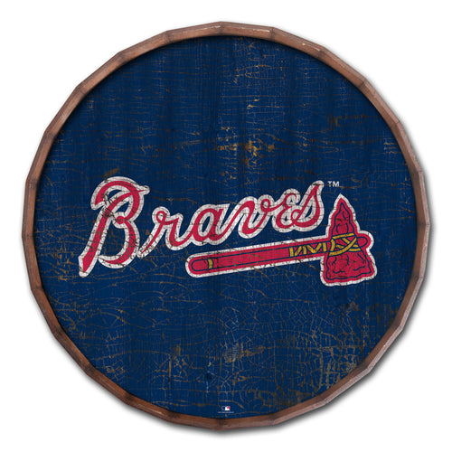 Atlanta Braves Cracked Color Barrel Top - 24