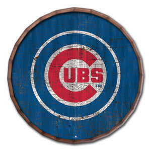 Chicago Cubs Cracked Color Barrel Top - 16"