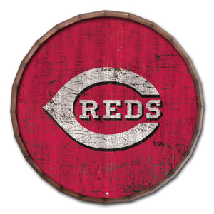 Cincinnati Reds Cracked Color Barrel Top - 24"