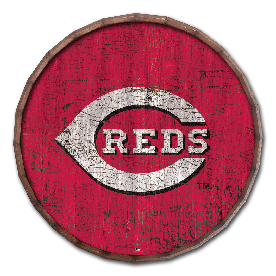 Cincinnati Reds Cracked Color Barrel Top - 24