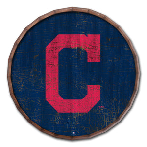 Cleveland Indians Cracked Color Barrel Top - 16"