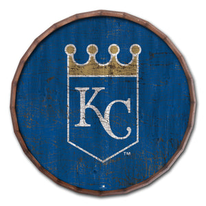 Kansas City Royals Cracked Color Barrel Top - 24"
